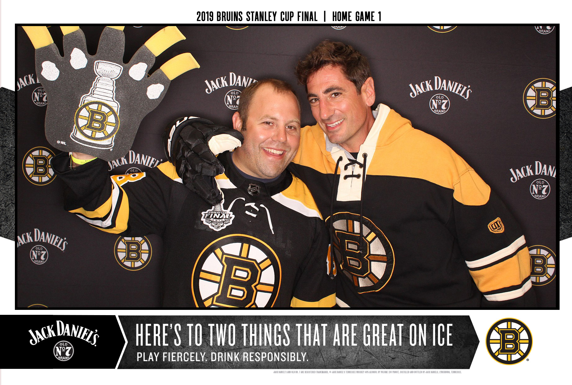 Co-Branded Photo Booth at Stanley Cup Finals with Jack Daniels